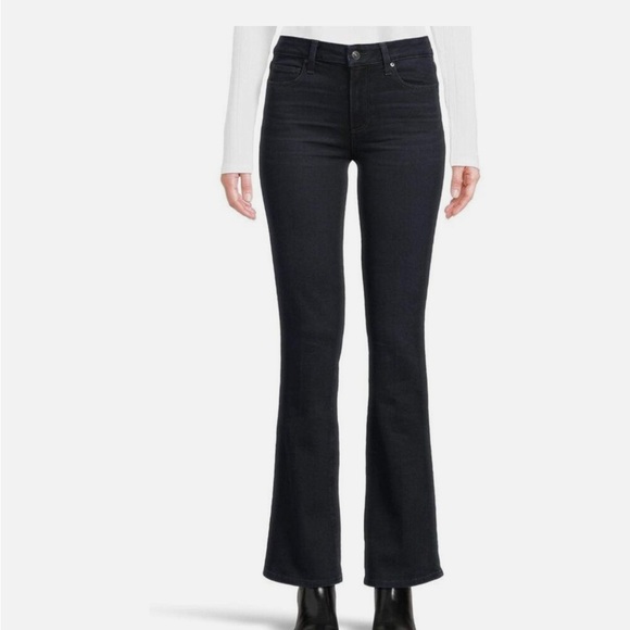 PAIGE Midnight Black Denim - Picture 8 of 9